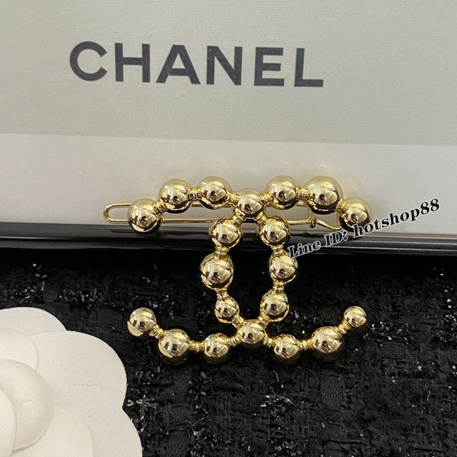 Chanel專櫃新款飾品 香奈兒經典熱銷款金屬髮夾 zgb2347